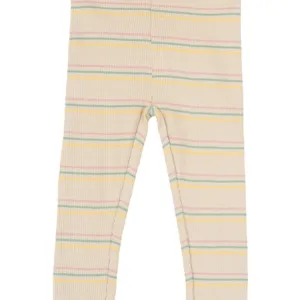 Petit Piao Leggings - Striber - Bright Rose Multi Stripe - Petit Piao