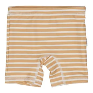 Petit Piao Swimtrunks UV50+ Striped Curry/Eggnog - Petit Piao