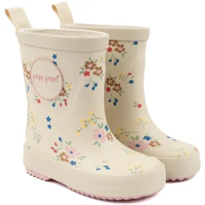 Pom Pom gummistøvler - Flower AOP - Pom Pom