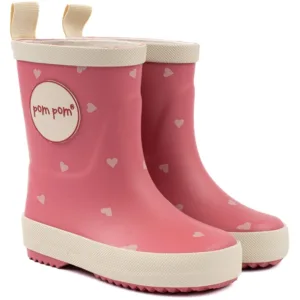 Pom Pom gummistøvler - Heart AOP - Pom Pom