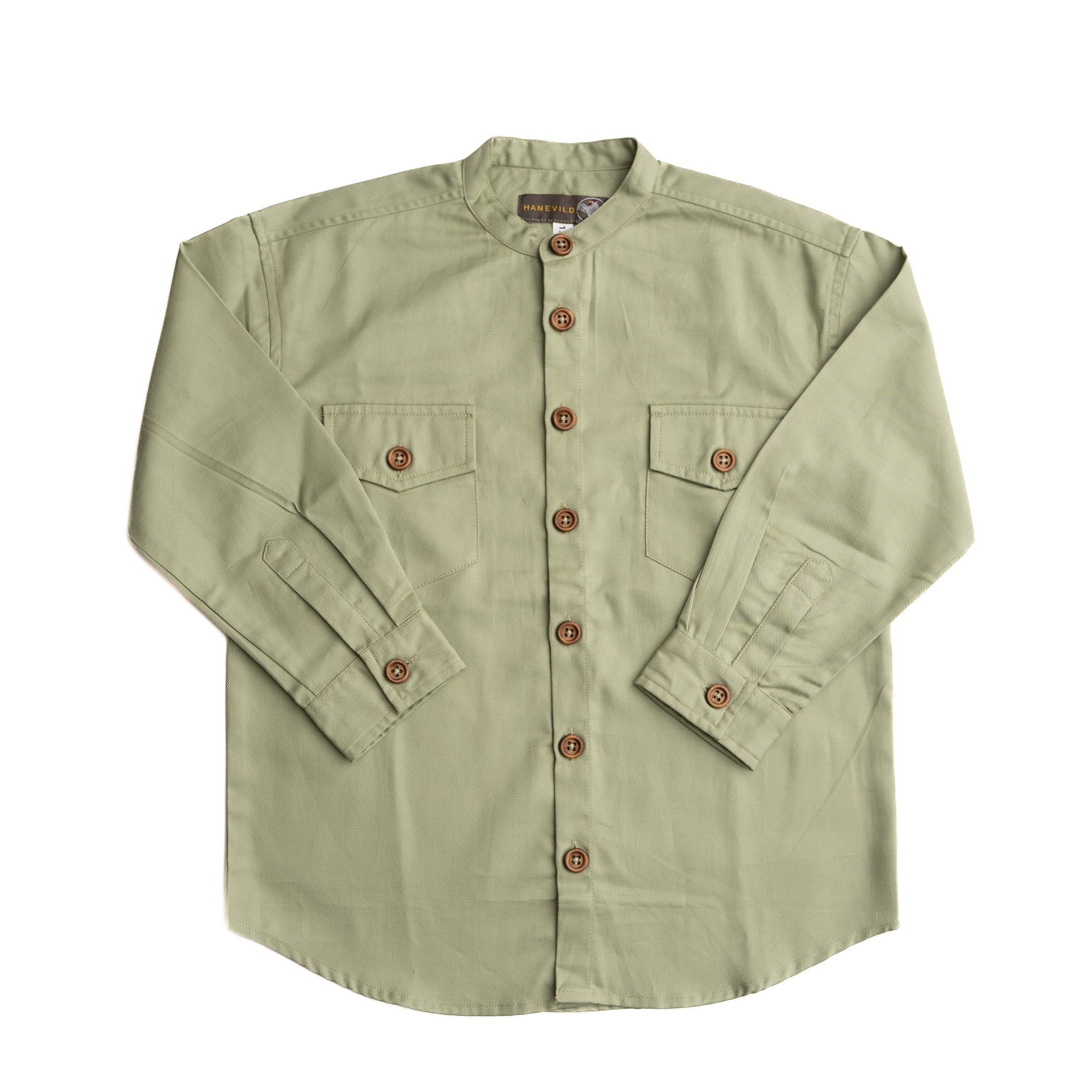 Rudy_skjorte-Blouses-HV1440 Rudy skjorte - sage / 86/92 - Hanevild