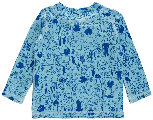 Soft-Gallery-Badebluse-UV-Silver-Blue-Baby-Astin-Dive-Sun Soft Gallery Silver Blue Baby Astin Dive Sun UV Badebluse - Soft Gallery