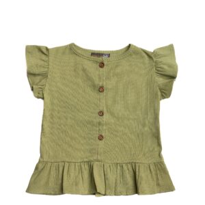 T-shirt - sage - 86/92 - Hanevild