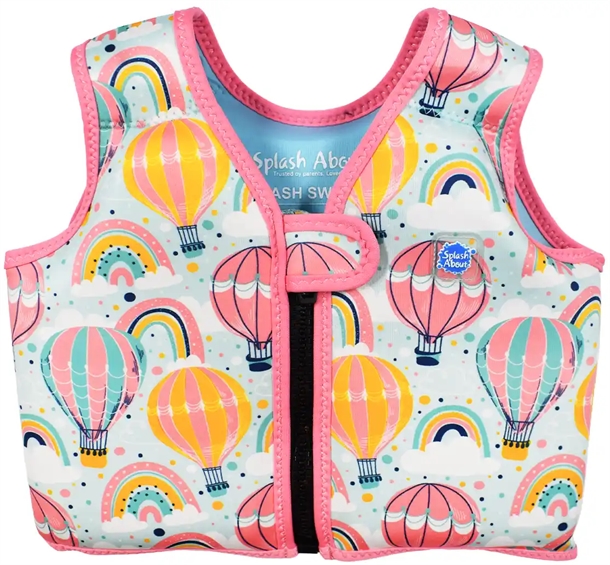 Splash-About-Svoemmevest-Over-The-Rainbow Splash About Svømmevest - Go Splash Swim - UV50+ - Over The Rainbow - Splash About