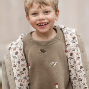 Svampe jakke - coriander / 86/92 - Hanevild