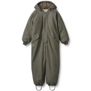 Wheat Gummi flyverdragt - Ludo - Winter Forrest - Wheat