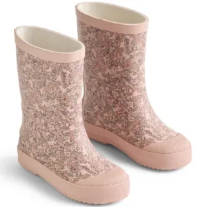 Wheat Gummistøvler - Muddy - Powder Flower Meadow - Wheat