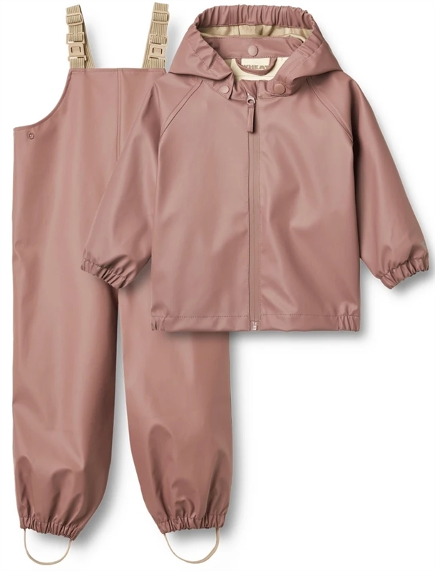 Wheat-Regntoej-Seler-Charlie-Dusty-Lilac Wheat Regntøj m. Seler - Charlie - Dusty Lilac - Wheat