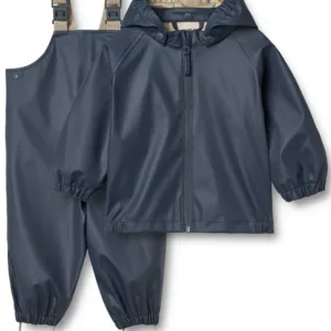 Wheat Regntøj m. Seler - Charlie - Ink - Wheat