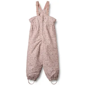 Wheat Skibukser med seler - Sal - Rose Dust Flowers - Wheat