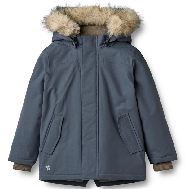 Wheat-Vinterjakke-Kasper-Greyblue Wheat Vinterjakke - Kasper - Greyblue - Wheat