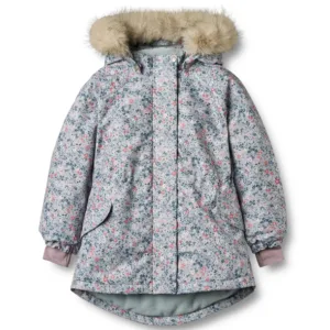 Wheat Vinterjakke - Mathilde - Soft Rain Flowers (FORUDBESTILLING) - Wheat