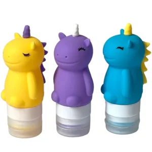 Yumbox Dressingflasker - 3-pak - Silikone - Unicorn - Yumbox