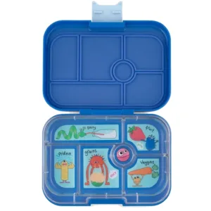 Yumbox Madkasse Bento Original - 6 rum - True Blue m. Monstre - Yumbox