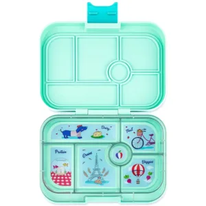 Yumbox Madkasse Bento Original - 6 rum - Serene Aqua - Yumbox
