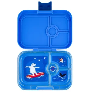 Yumbox Madkasse Bento Panino - 4 rum - Surf Blue Polar Bear - Yumbox
