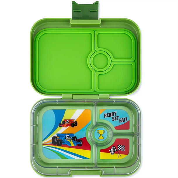 Yumbox-Madkasse-Bento-Panino-Matcha-Groen Yumbox Madkasse Bento Panino - 4 rum - Matcha Grøn - Yumbox