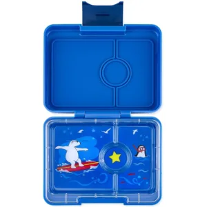 Yumbox Madkasse Snack - 3 rum - Isbjørn Surf Blå - Yumbox