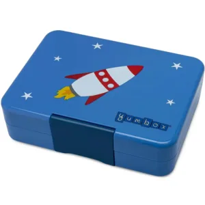 Yumbox Madkasse Snack - 3 rum - True Blue Rocket - Yumbox