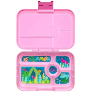 Yumbox Madkasse Tapas - 5 rum - Capri Pink Jungle Pastel - Yumbox