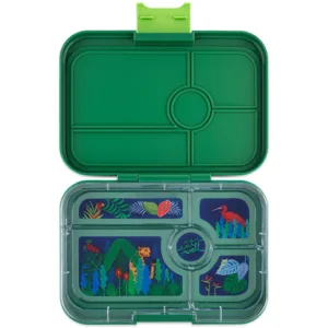 Yumbox Madkasse Tapas - 5 rum - Palm Green Jungle - Yumbox