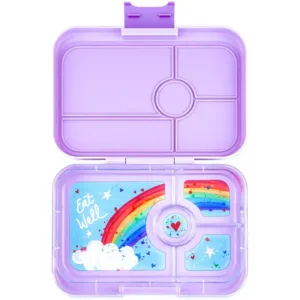 Yumbox Madkasse Bento Tapas - 4 rum - Sevilla Purple Rainbow - Yumbox
