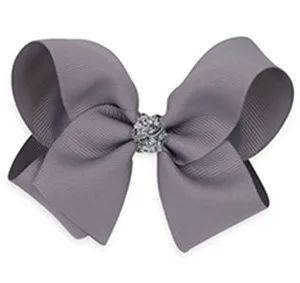 Bow's By Stær Sløjfe Grå m. Sølvglimmer - Bow's by Stær