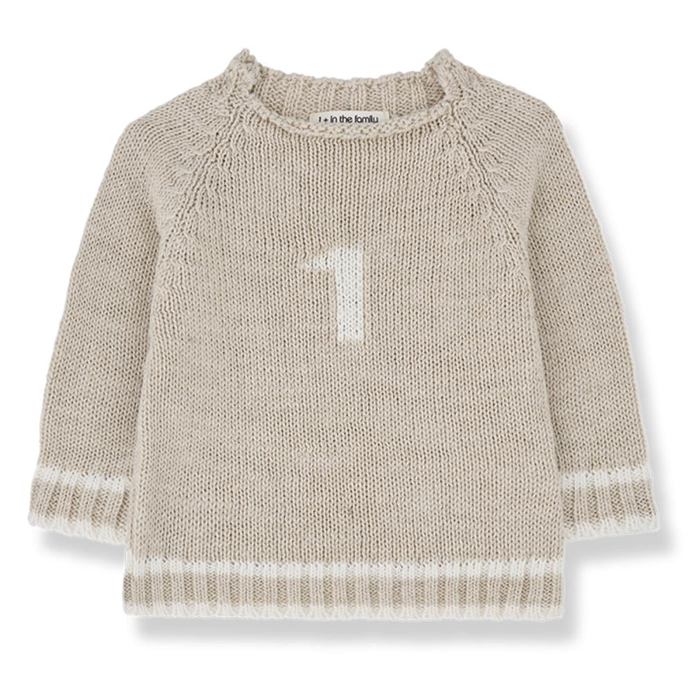 6735af762625925s_098-beige-1-fdb3a5_copy Didac striktrøje (3 år/98 cm) - 1 + in the family