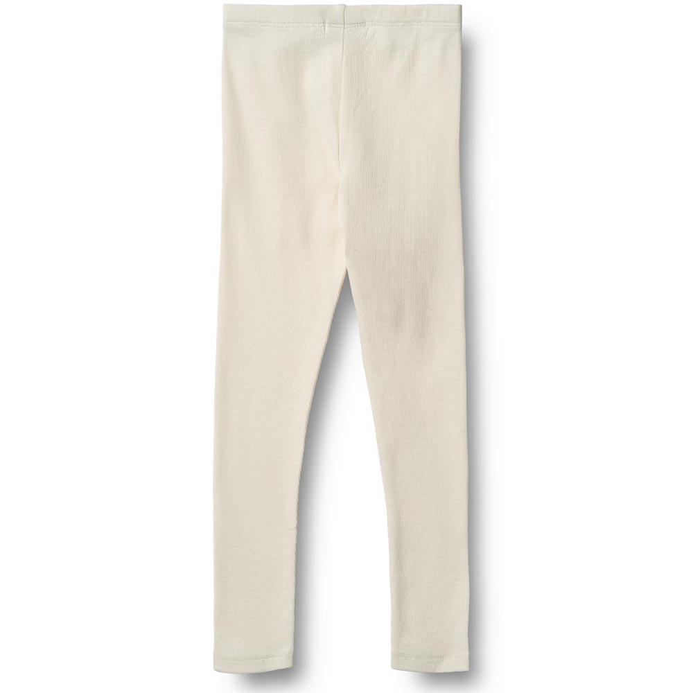 Organic Jules rib leggings (3 år/98 cm) - Wheat