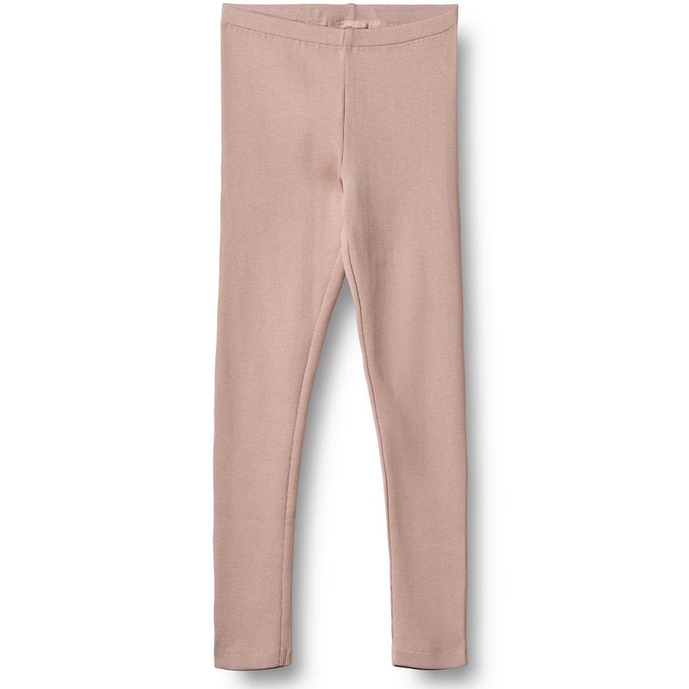 Organic Jules rib leggings (4 år/104 cm) - Wheat