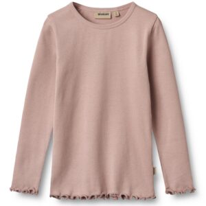 Organic Ida rib bluse (3 år/98 cm) - Wheat