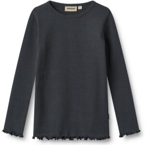 Organic Ida rib bluse (3 år/98 cm) - Wheat