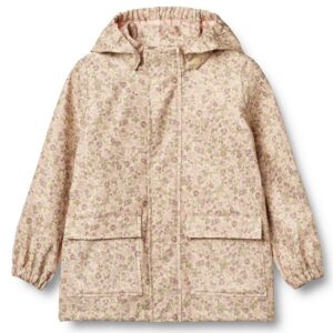 Recycled Olle regnjakke (3 år/98 cm) - Wheat