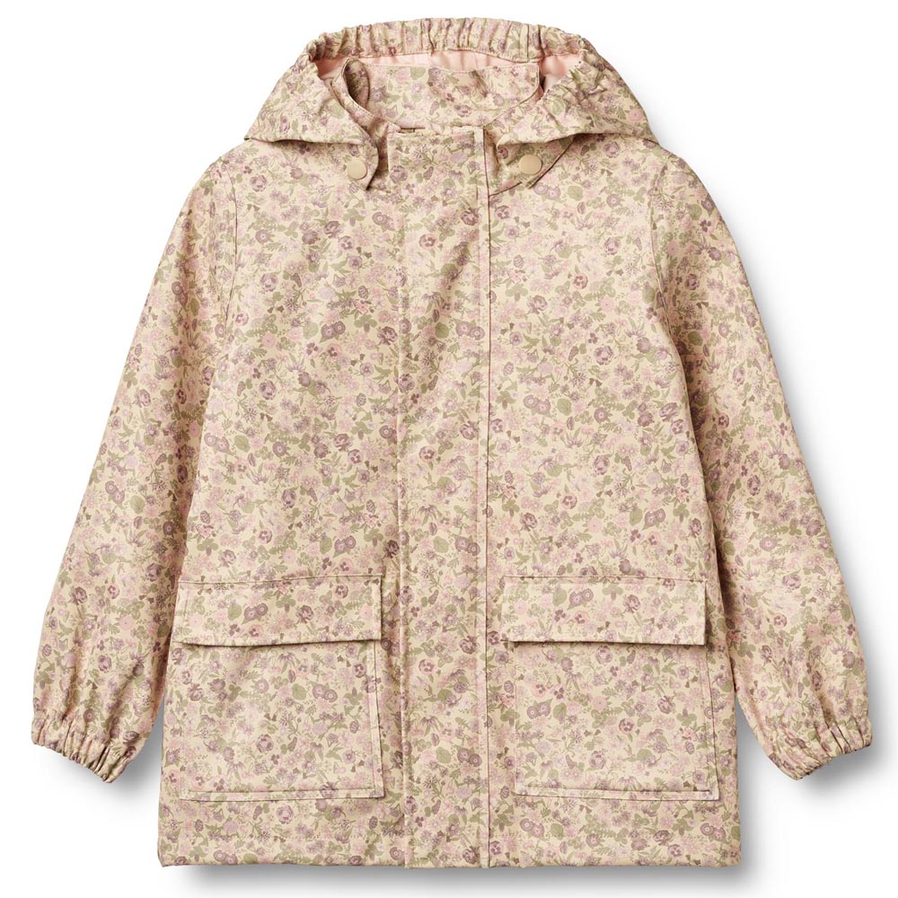 Recycled Olle regnjakke (3 år/98 cm) - Wheat