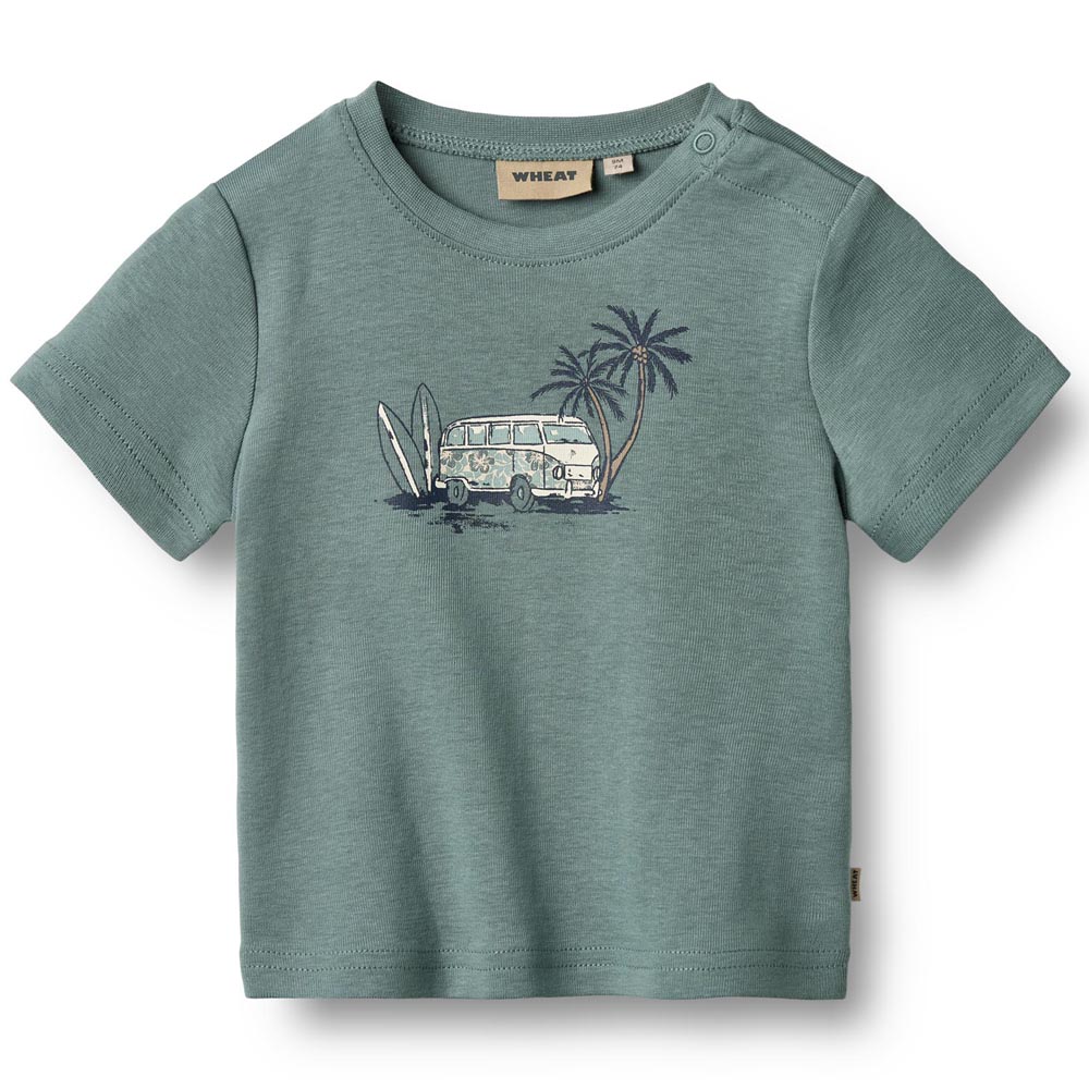 Organic Valdemar t-shirt (18 mdr/86 cm) - Wheat