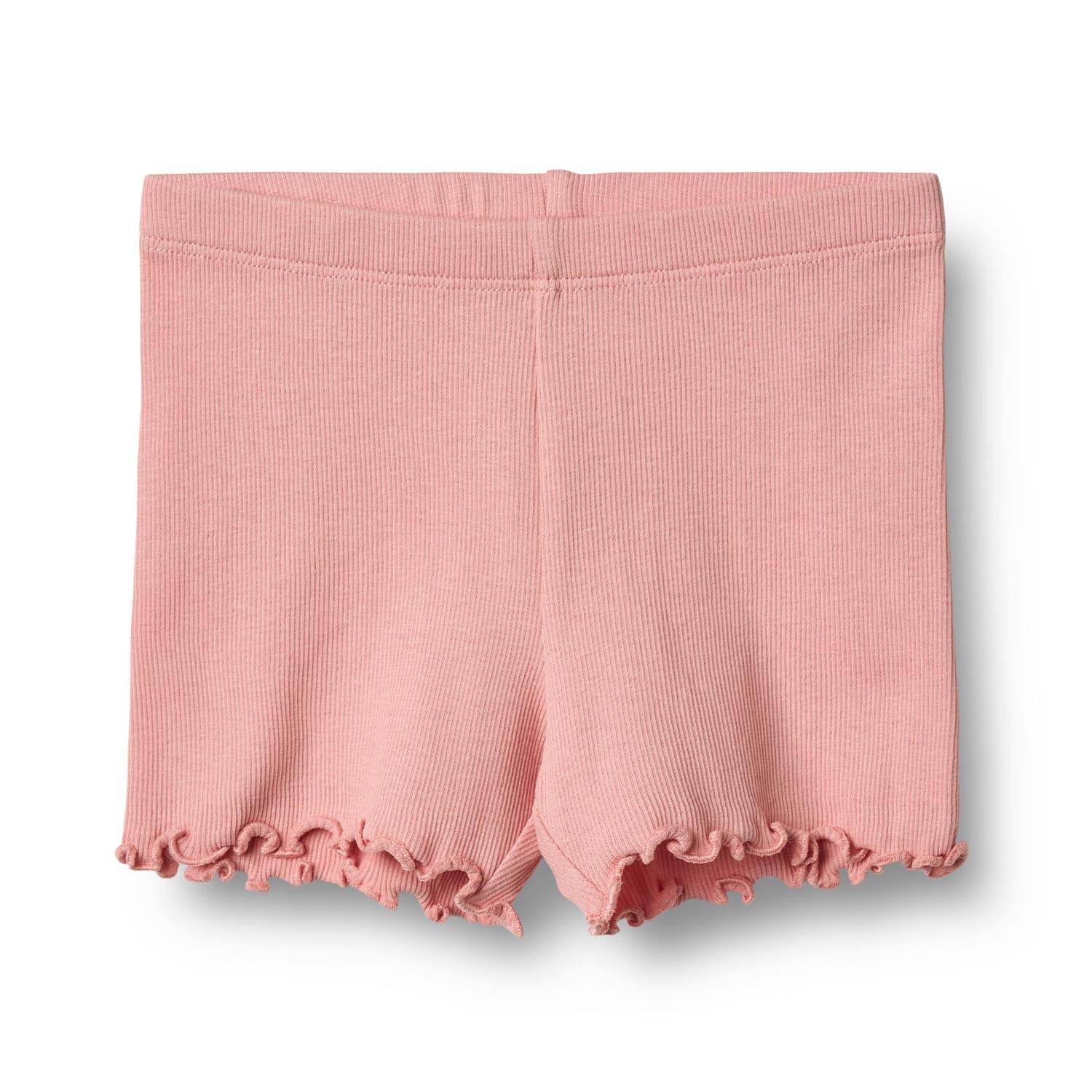 Organic Sine rib shorts (5 år/110 cm) - Wheat
