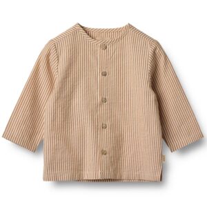 Organic Shelby skjorte (18 mdr/86 cm) - Wheat