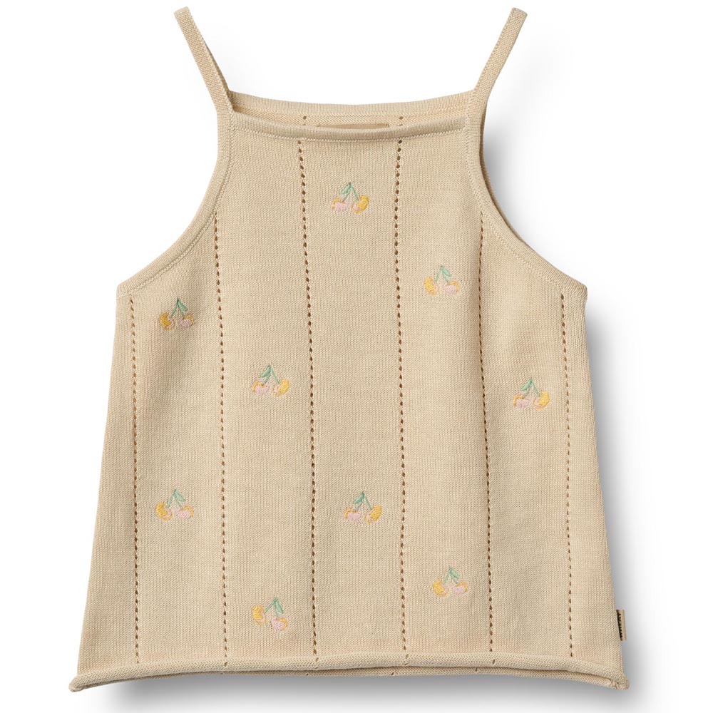 Organic Nellie top  (6 år/116 cm) - Wheat