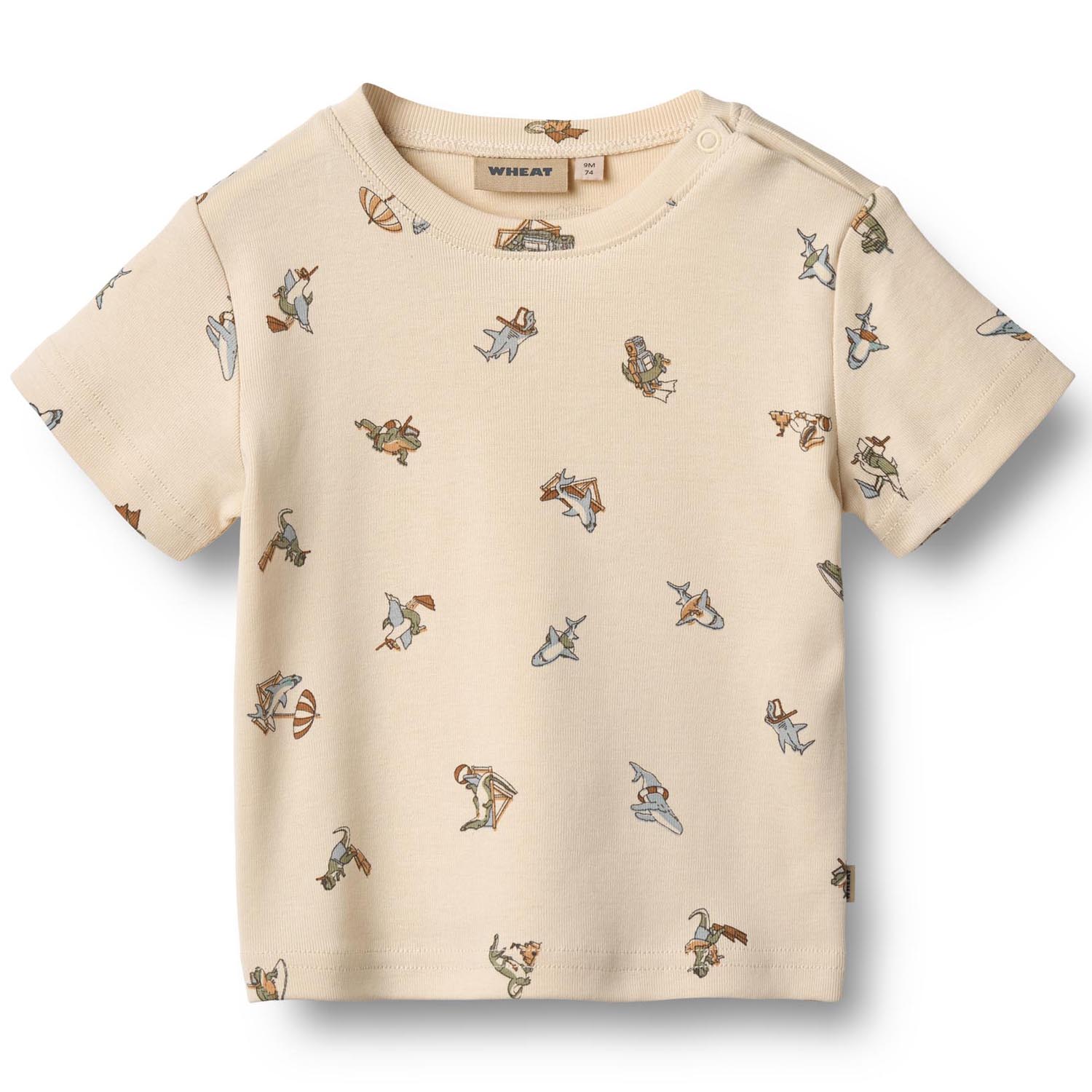 Organic Mikkel t-shirt (2 år/92 cm) - Wheat