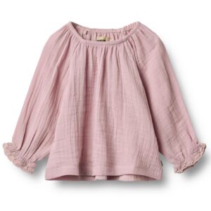 Organic Merle bluse (12 mdr/80 cm) - Wheat