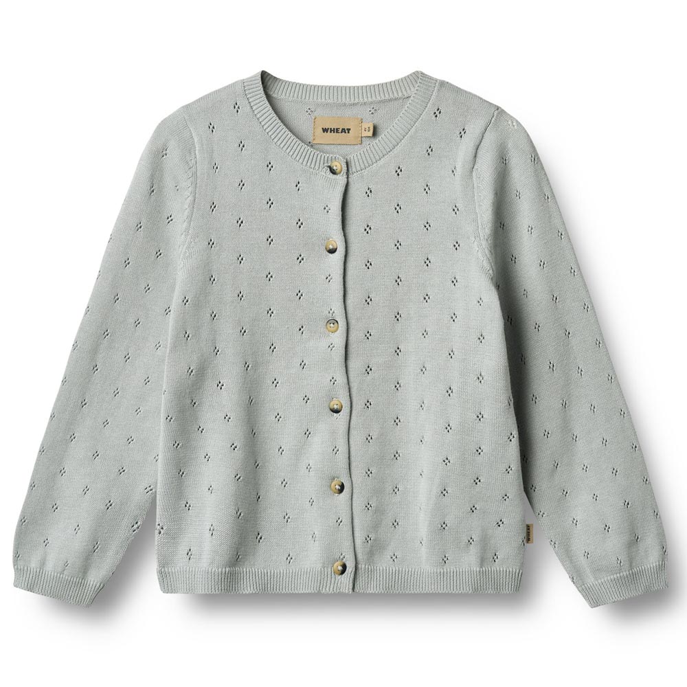 Organic Maia cardigan (4 år/104 cm) - Wheat