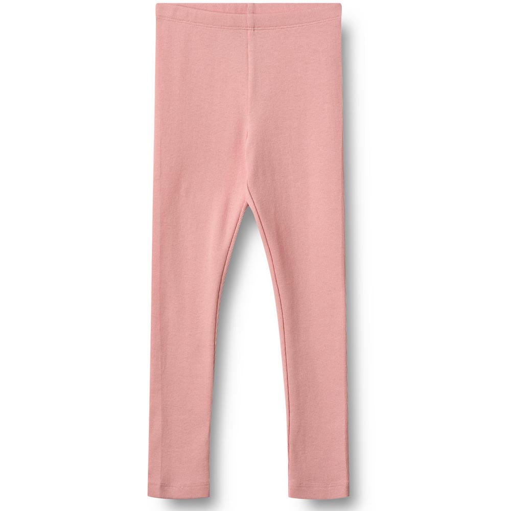 Organic Jules rib leggings (3 år/98 cm) - Wheat