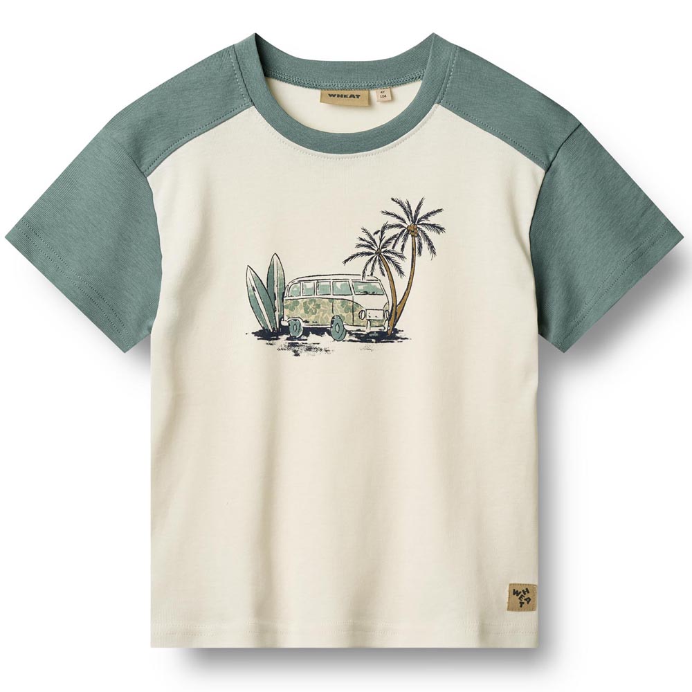 Organic Hector t-shirt (4 år/104 cm) - Wheat