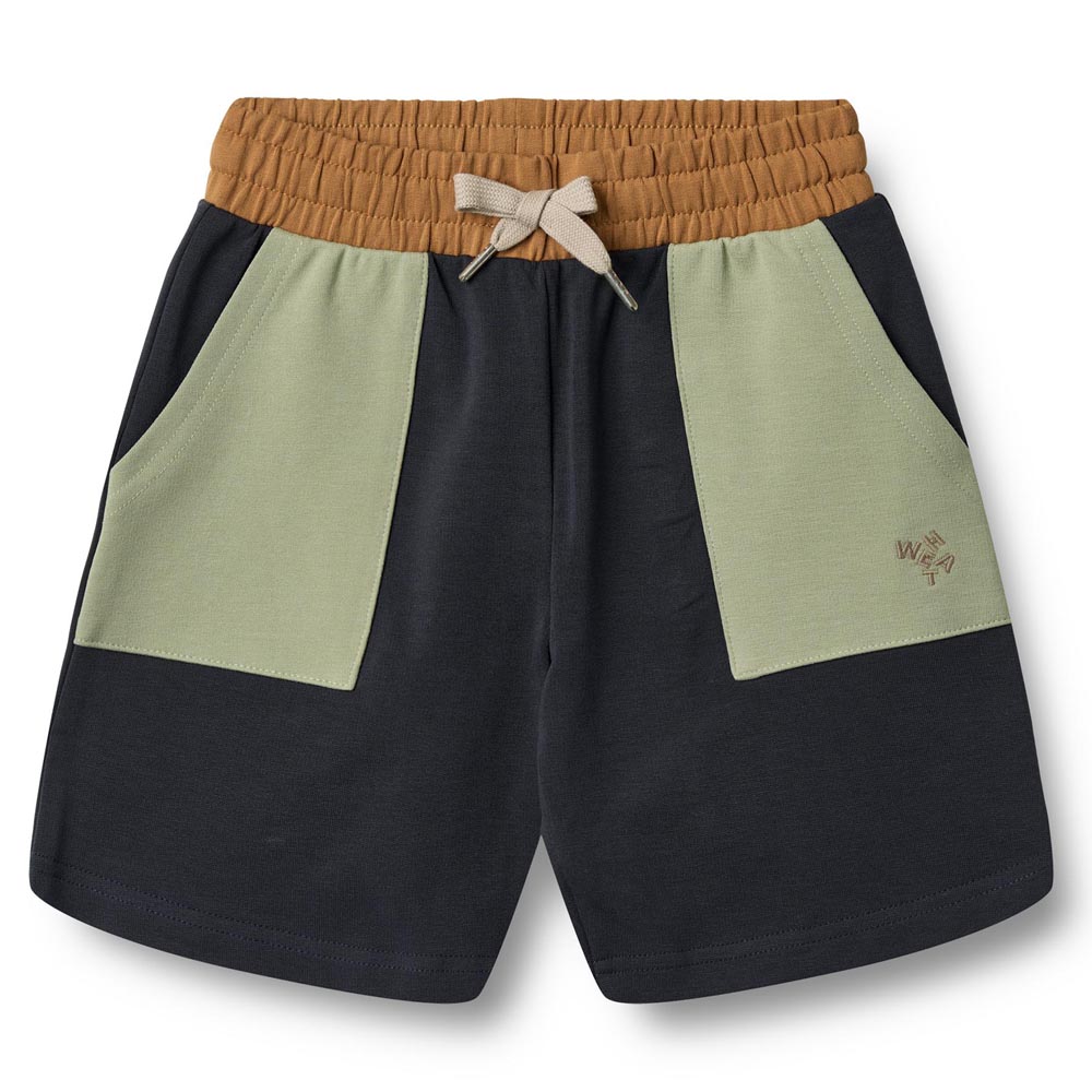 Organic Elmo shorts (3 år/98 cm) - Wheat