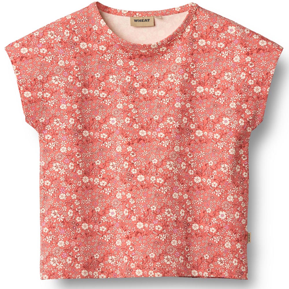 6746cb99ee6440158-188-GOTS_-_T-Shirt_S-S_Bette_-_9422_coral_flowers_-_Extra_0 Organic Bette t-shirt (3 år/98 cm) - Wheat