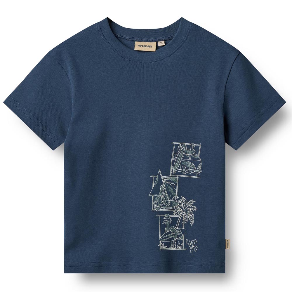 Organic Ben t-shirt (3 år/98 cm) - Wheat