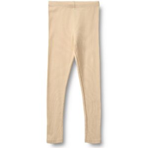 Maddy rib leggings (8 år/128 cm) - Wheat