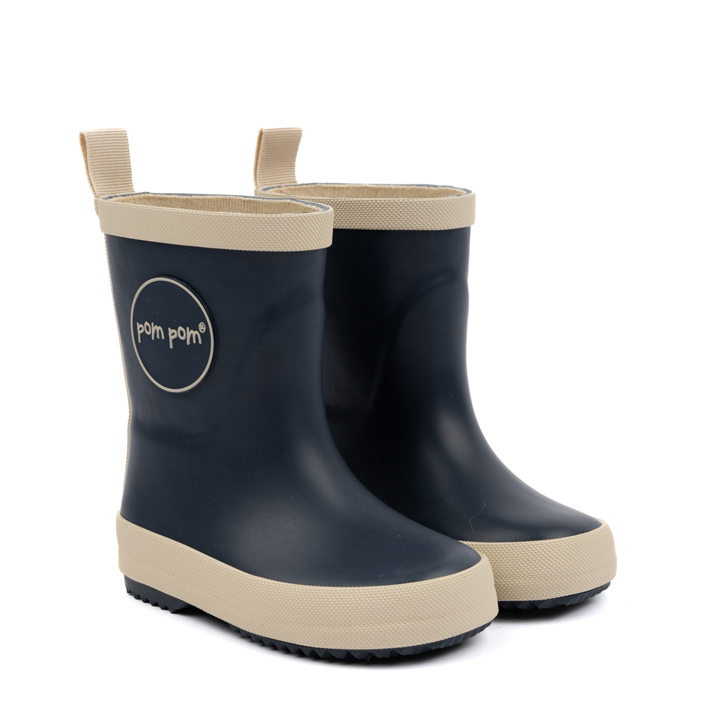 674dbf1078242PM1101-1_-_GumBoots_Solid_-_Navy_-_Extra_0 Gummistøvler (21) - Pom Pom