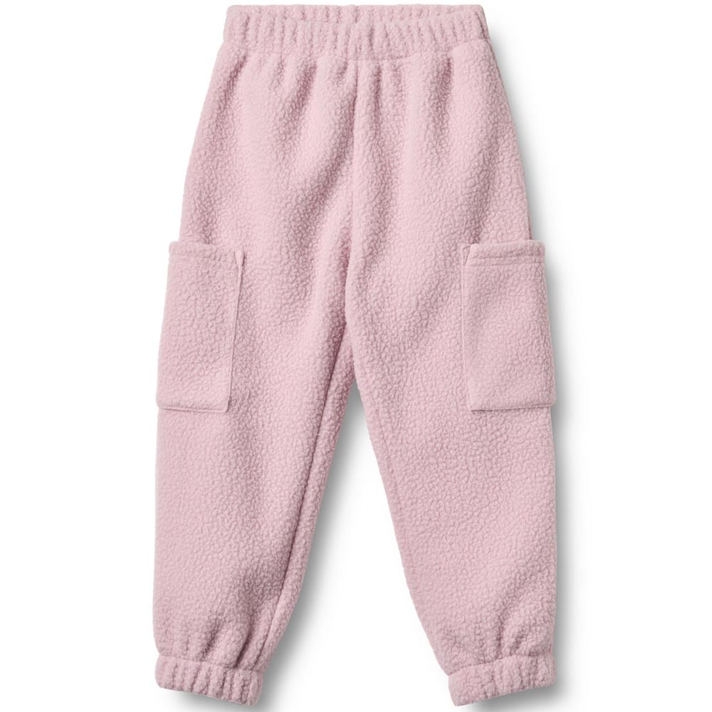 Recycled Suun fleecebukser (2 år/92 cm) - Wheat