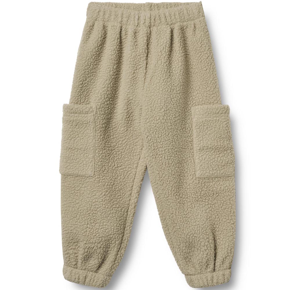 Recycled Suun fleecebukser (5 år/110 cm) - Wheat